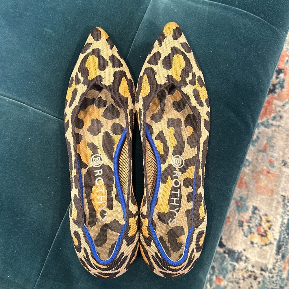 Rothy’s The Point, Leopard Print